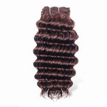 Jerry curl synthetic hair weft